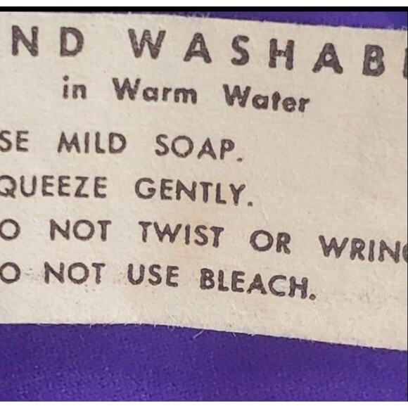 ALICE OF CALIFORNIA VINTAGE PURPLE Long Sleeve Stretch Top - Picture 6 of 6